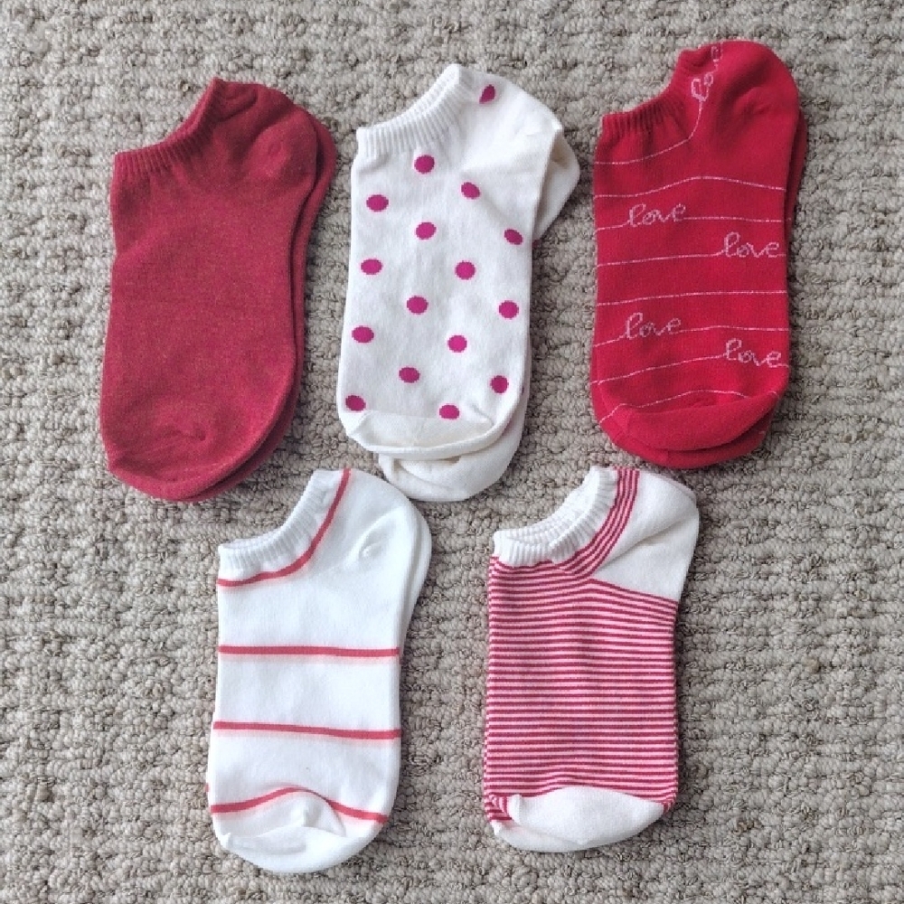 Colorful Ankle Socks, 5-pack